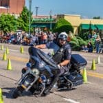 The Steel Horse Rally Cops & Cones Motorcycle Exhibition