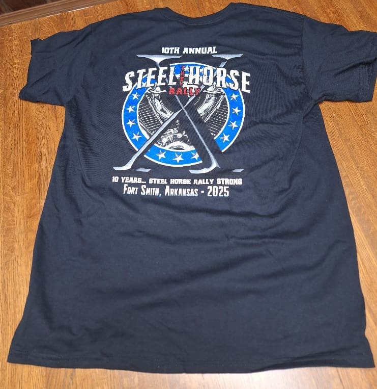 Steel Horse Rally 2025 T-Shirt - Image 2